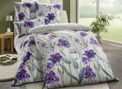 Beidseitig bedruckte Bettwäsche-Garnitur von Florella