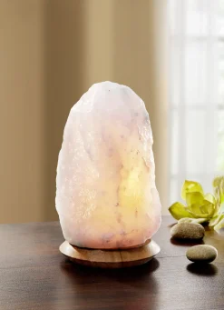 Beleuchteter Salzkristall