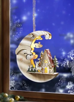 Beleuchtetes Fensterbild