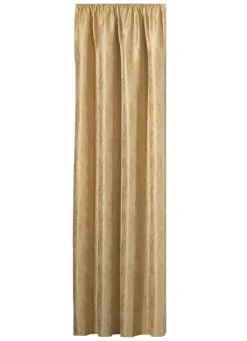 Übergardine mit Blatt-Musterung