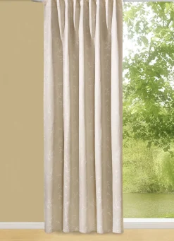 Übergardine mit Ranken-Motiv