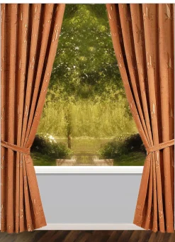 Übergardinen-Garnitur mit Universalschienenband