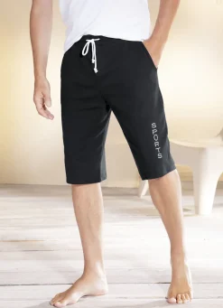 Bermuda mit breitem Bund in 4 Farben