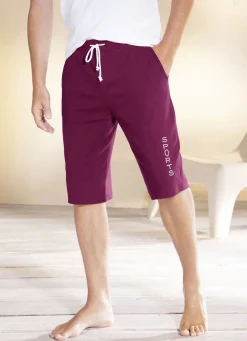 Bermuda mit breitem Bund in 4 Farben