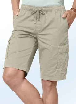 Bermudas mit Cargotaschen in 3 Farben