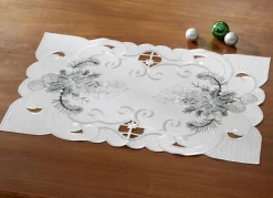 Bestickte Tisch- und Raumdekoration