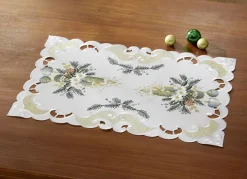 Bestickte Tisch- und Raumdekoration