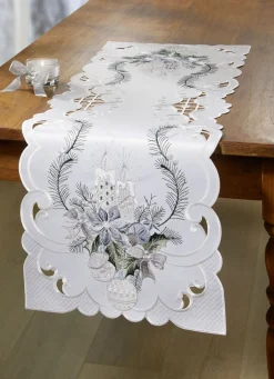 Bestickte Tisch- und Raumdekoration
