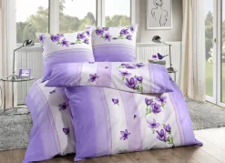 Bettwäsche-Garnitur aus 100% Baumwolle