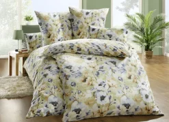 Bettwäsche-Garnitur beidseitig bedruckt