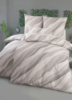 Bettwäsche-Garnitur in Flanell-Qualität