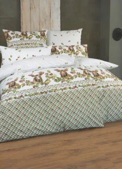 Bettwäsche-Garnitur mit Reißverschluss