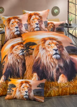 Bettwäsche-Garnitur mit Reißverschluss