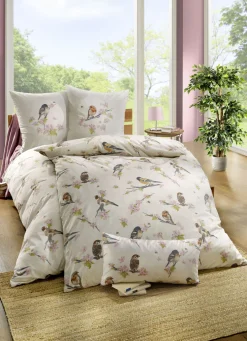 Bettwäsche-Garnitur mit Reißverschluss