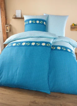 Bettwäsche-Garnitur mit Reißverschluss