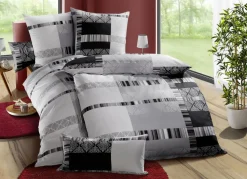Bettwäsche-Garnitur mit Reißverschluss