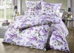 Bettwäsche-Garnitur mit Rosenmotiven