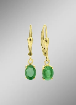 Bezaubernde Ohrringe mit echtem Edelstein