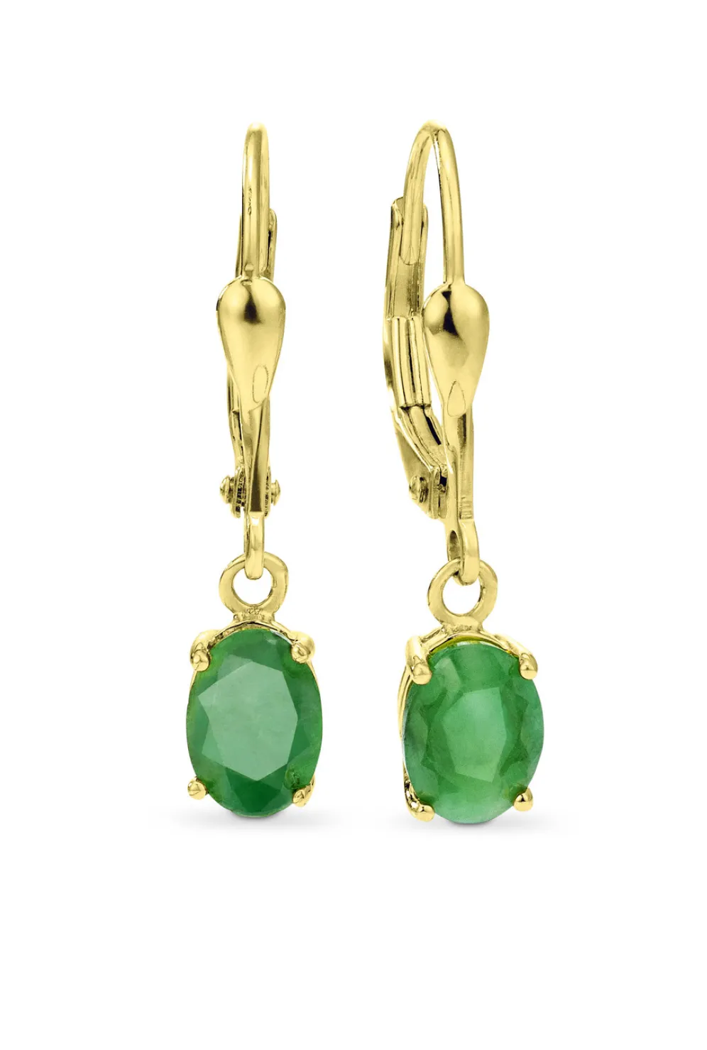 Bezaubernde Ohrringe mit echtem Edelstein