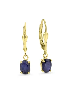 Bezaubernde Ohrringe mit echtem Edelstein