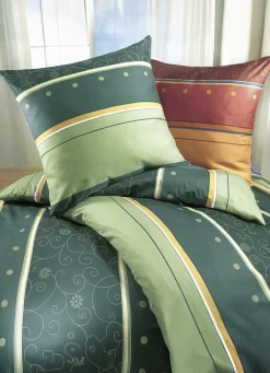 Bügelleichte Bettwäsche-Garnitur von Biberna