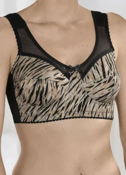 BH mit Raubtierdessin im Vorderteil