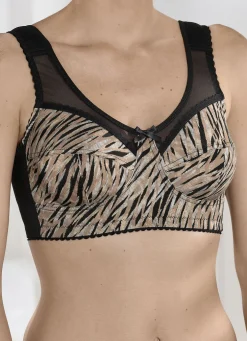 BH mit Raubtierdessin im Vorderteil