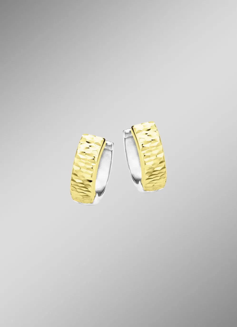 Bicolor-Klappcreolen