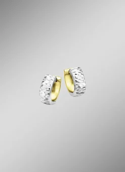 Bicolor-Klappcreolen