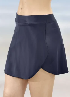 Bikinihose mit Röckchen in Wickeloptik