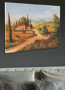 Bild mit dem Titel „Weg in der Toscana"