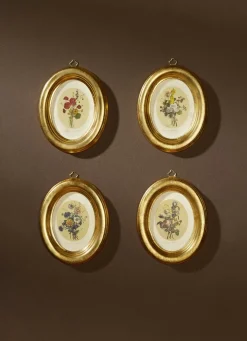 Bilder mit eindrucksvollen Holzrahmen, 4er-Set