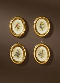 Bilder mit eindrucksvollen Holzrahmen, 4er-Set