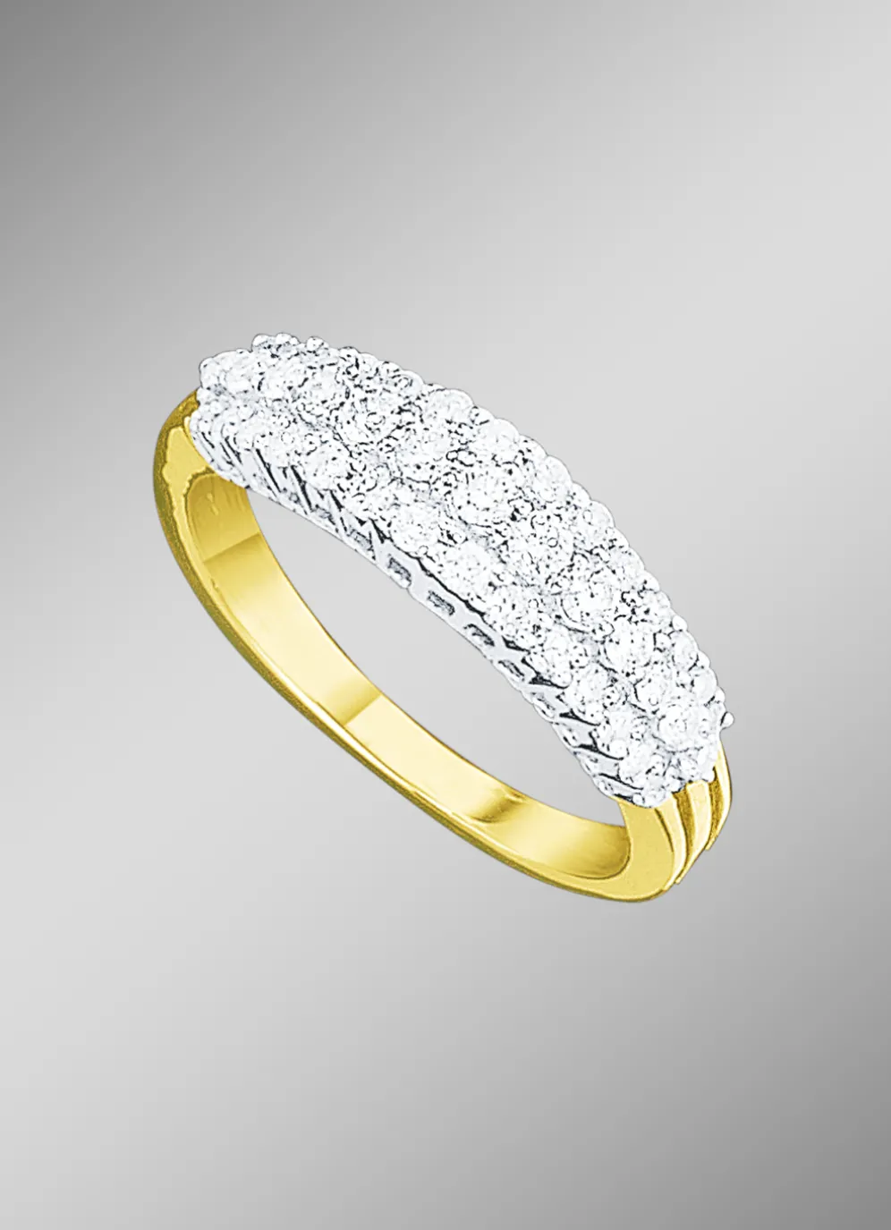 Bildschöner Damenring mit 41 Brillanten