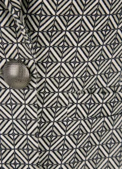 Blazer mit grafischem Dessin