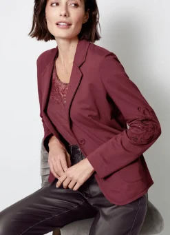 Blazer mit hübscher Stickerei