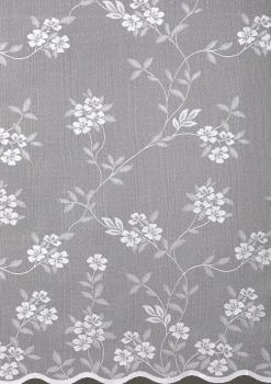 Blumenfenster-Store mit Universalschienenband