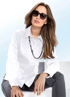 Bluse mit Hemdkragen
