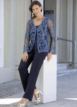 Blusenjacke mit Schmuckknöpfen