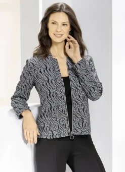 Blusenjacke mit Stehkragen