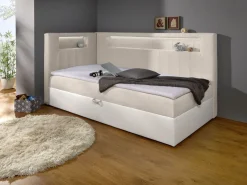 Boxspringbett mit integrierter LED-Beleuchtung