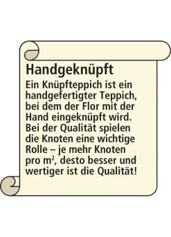 Brücke und Teppiche aus 100% Schurwolle