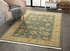 Brücke und Teppiche mit Orient-Optik