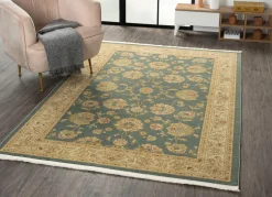 Brücke und Teppiche mit Orient-Optik