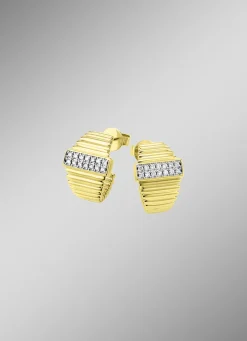 Brillant-Ohrstecker mit 28 Brillanten