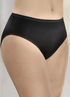 Brio Lingerie Fünferpack Slips mit elastischen Abschlüssen, auch als Spar-Zehnerpack erhältlich