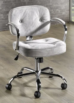 Bürostuhl mit Sicherheitsgasdruckfeder und Härtegradeinstellung