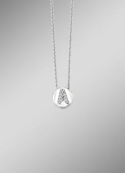 Buchstaben-Anhänger mit Ankerkette