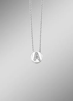 Buchstaben-Anhänger mit Ankerkette