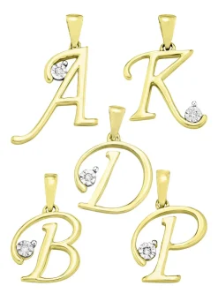 Buchstabenanhänger mit Brillant